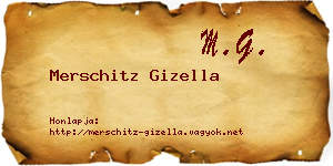 Merschitz Gizella névjegykártya